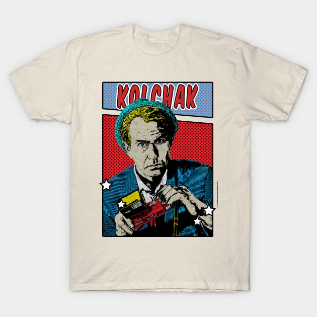 Kolchak the night stalker Pop Art Comic Style T-Shirt by Flasher